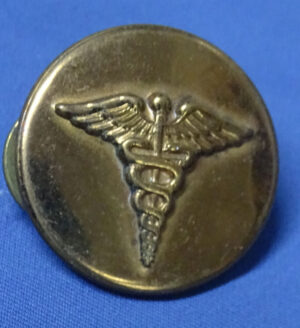 WWII Army Medical Corps Collar Disk