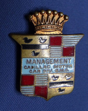 WWII Management Cadillac Motor Car Div GMC Lapel Pin