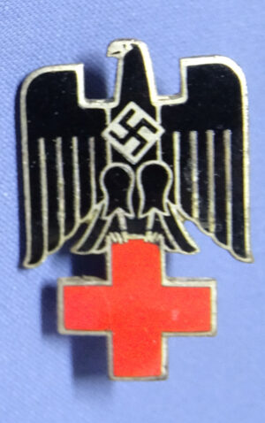 WWII German Red Cross Visor Cap Insignia