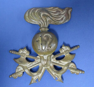 WWII Italian Army Engineers Hat Insignia