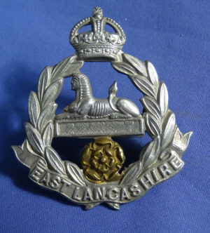 WWI British Army Lancashire Regiment Cap Badge