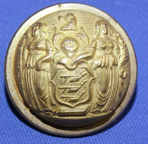 Civil War New Jersey Button - Waterbury Button Co Extra