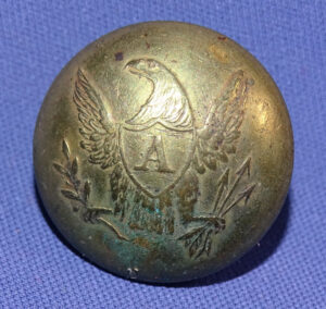 Civil War Artillery Button WHH & Co Superior Quality