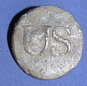 1808-1830 Pewter "US" Button