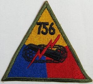 756th Tank Battalion Patch