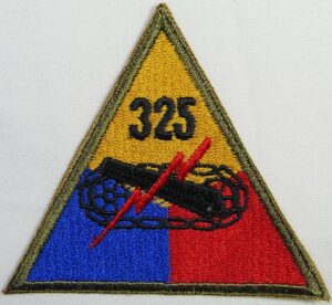 325th Tank Battalion Patch