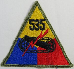 535th Tank Battalion Patch