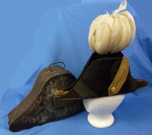 Named and Cased British Victorian Royal Army Engineers Bicorne Hat