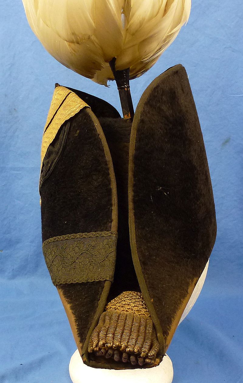 Named and Cased British Victorian Royal Army Engineers Bicorne Hat - Image 6