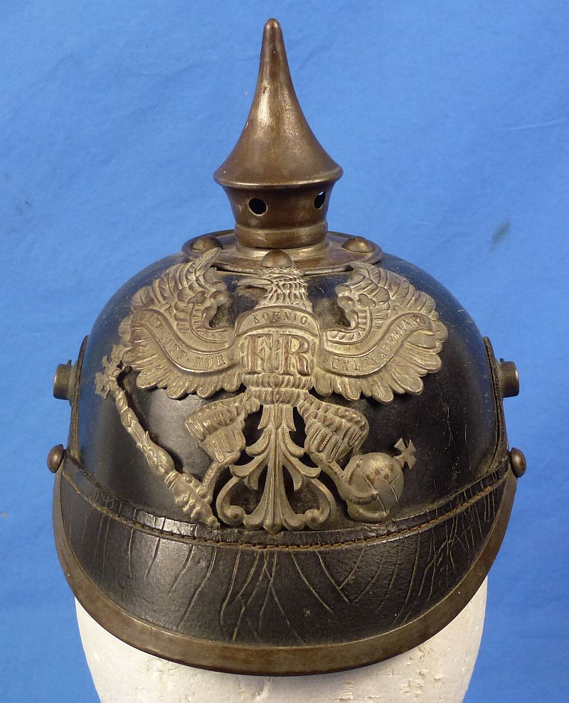 WWI Prussian EM/NCO Pickelhaube - Image 2