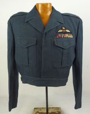 WWII / Korean War Canadian Royal Air Force Pilot's Uniform Battle Dress Blouse