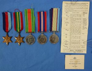 Named WWII Australian Medals Group with Documenation