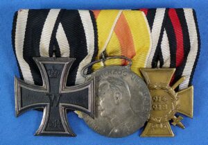 Imperial German Three Place Medals Bar