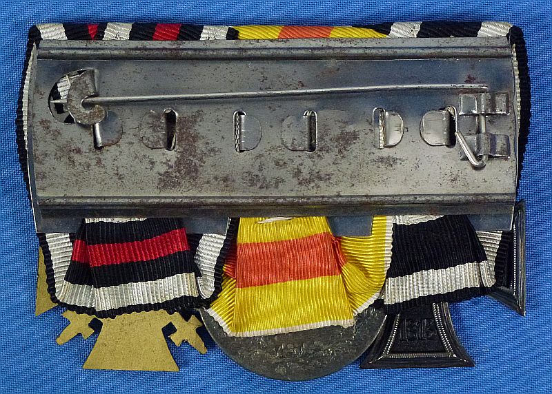 Imperial German Three Place Medals Bar - Image 3