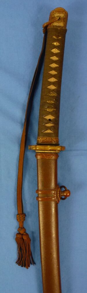 WWII Shin Gunto Army Officer Sword with Company Commander Tassel