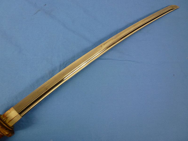 WWII Shin Gunto Army Officer Sword with Company Commander Tassel - Image 5