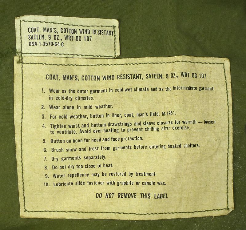 Named Model 1951 U.S. Army Field Jacket of Brigadier General Robert Gildart - Image 9