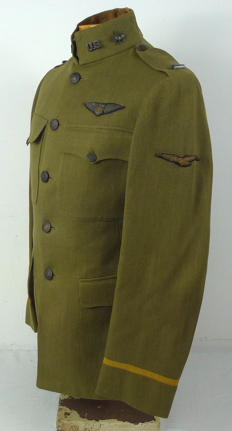 Named WWI Army Air Service Tunic with Italian Wing - Served With Italian Squadriglia 6a (XI) - Image 4