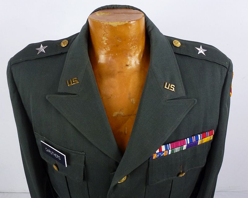 The Uniform and Jungle Jacket of U.S. Army Brigadier General Lawrence Caruthers - Image 3