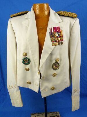 The Attributed White Mess Jacket of U.S. Army General James Francis Collins