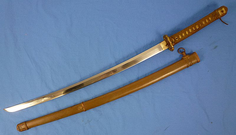 1944 Dated Signed Shin Gunto Japanese Army Officer Sword - Image 2
