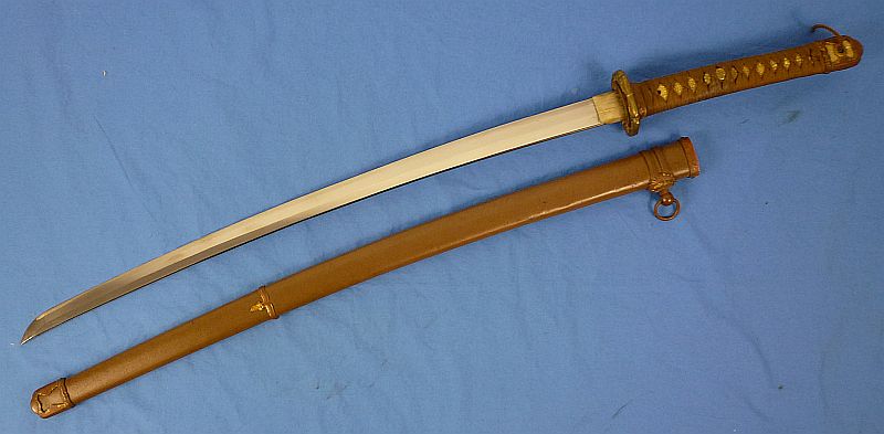 1944 Dated Signed Shin Gunto Japanese Army Officer Sword - Image 3