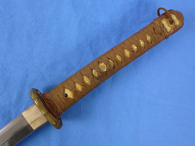 1944 Dated Signed Shin Gunto Japanese Army Officer Sword - Image 6