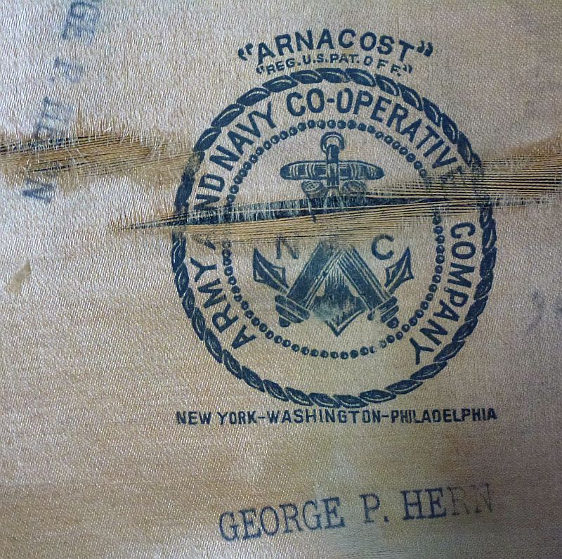 Named WWI U.S. Marine Corps Officer Green Bell Crown Visor Cap - Image 9