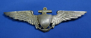 1920's-30's US Navy 2-7/8" Pilot's Wings - Robbins Co