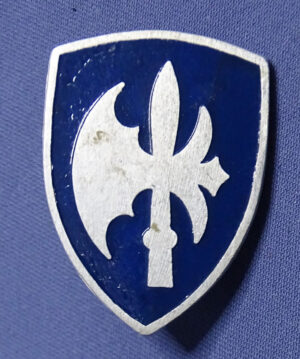 WWII German Made 65th Infantry Division Patch Type DI / Crest
