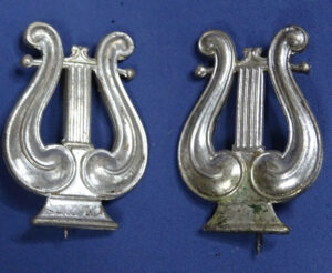 Pair US Army 1903 Musician Collar Insignia