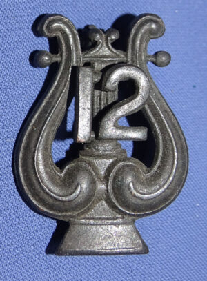 1903 12th Infantry Musician's Collar Insignia