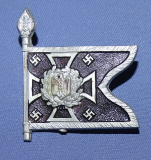 German Army Pioneer Flag Plastic Tinnie