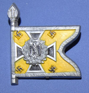 German Army Cavalry Flag Plastic Tinnie