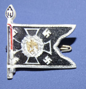 German Army Pioneer Flag Plastic Tinnie