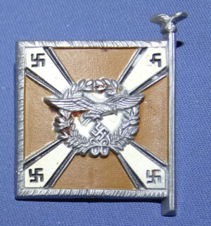Luftwaffe Signal Troops Flag Plastic Tinnie