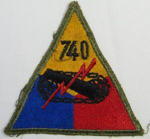 740th Tank Battalion Greenback Patch