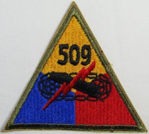 509th Tank Battalion Patch