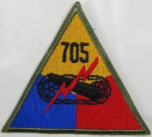 705th Tank Battalion Patch