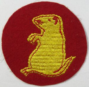 205th-206th Infantry Regiment Patch on Felt