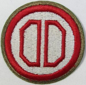 31st Infantry Division OD Border Greenback Patch