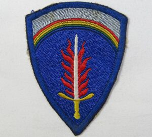 German Made Supreme HQ Allied Expeditionary Force Woven Patch