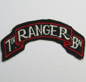 7th Ranger Battalion Scroll