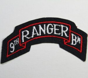 9th Ranger Battalion Scroll