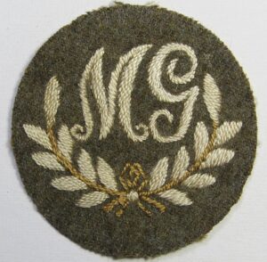 WWII British Army Machine Gunner Cloth Badge