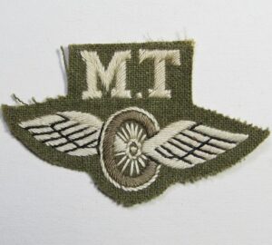 WWII British Motor Transport Proficiency Cloth Badge