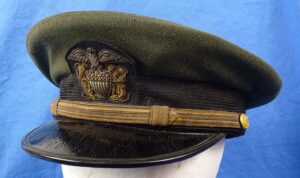 Named WWII U.S. Navy Aviator Visor Cap