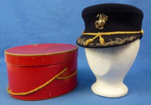 Boxed U.S. Marine Corps Field Grade Woman's Dress Cap