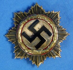 German Cross in Gold Marked "21" (Godet & Co.)