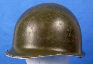 WWII Front Seam Fixed Bale M1 Combat Helmet